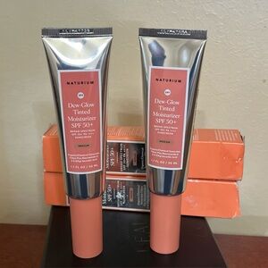 Naturium dew glow tinted moisturizer SPF 50  sunscreen Medium lot of 2